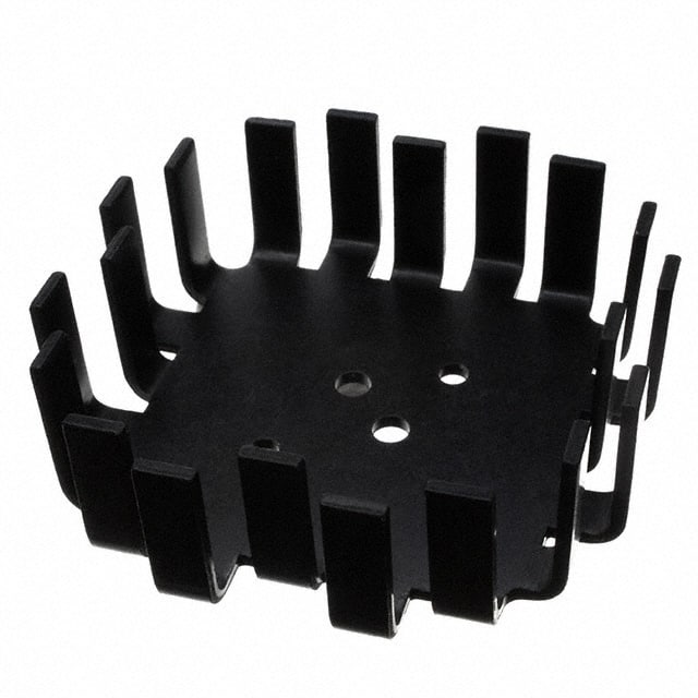 HP3-TO3-CB HEATSINK PWR 1.0"H BLACK TO-3