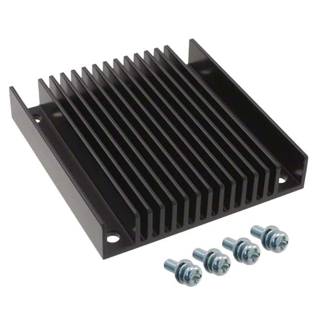 VHS-45 HEATSINK HALF BRICK ALUM BLACK