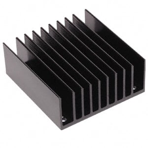VHS-95 HEATSINK HALF BRICK ALUM BLACK