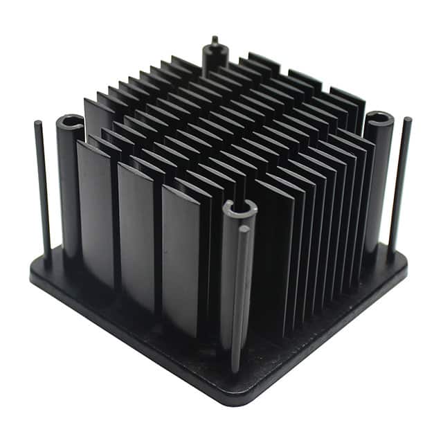 AER53-53-23CB/A01 HEATSINK FORGED BLK ANO TOP MNT