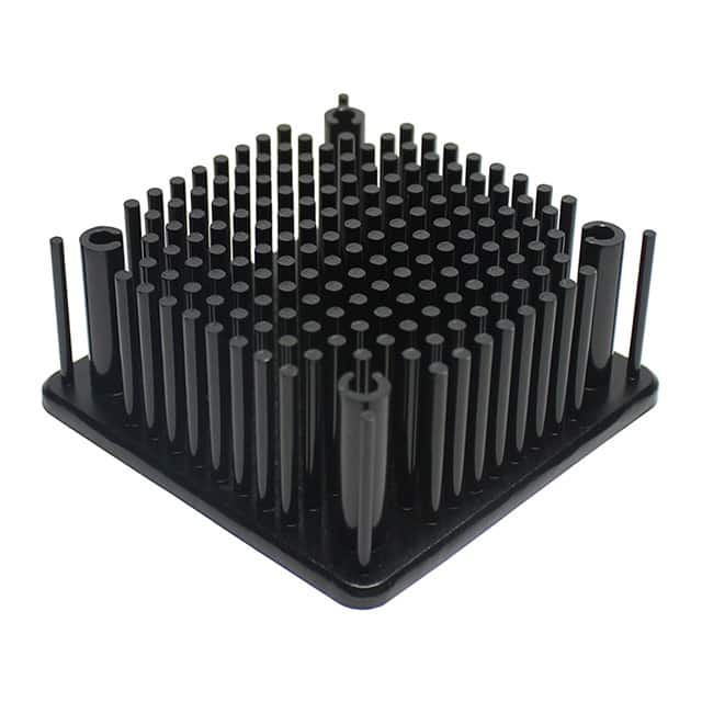 APR55-55-28CB/A01 HEATSINK FORGED BLK ANO TOP MNT
