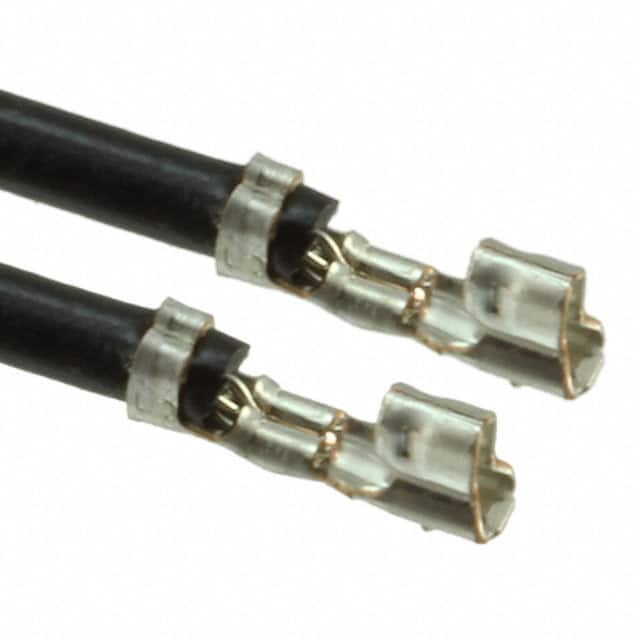 ASPHSPH24K305 LEAD SKT-SKT 24AWG BLK 12" TIN