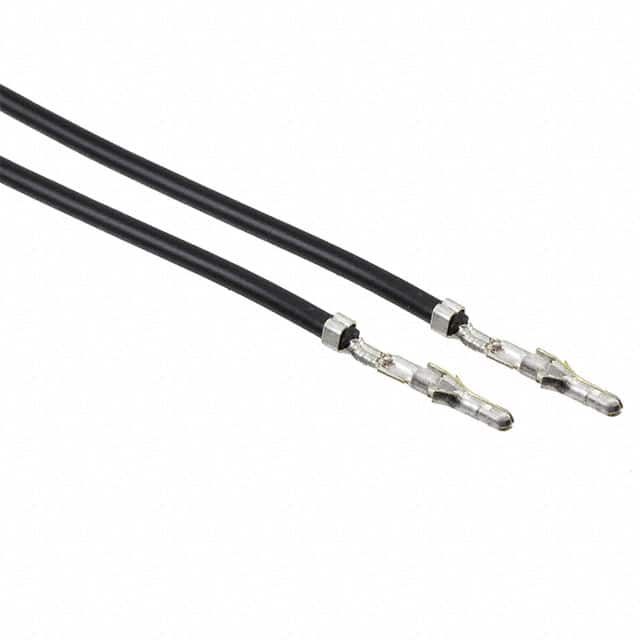 0797582034 LEAD PIN-PIN 18AWG BLK 11.8" TIN