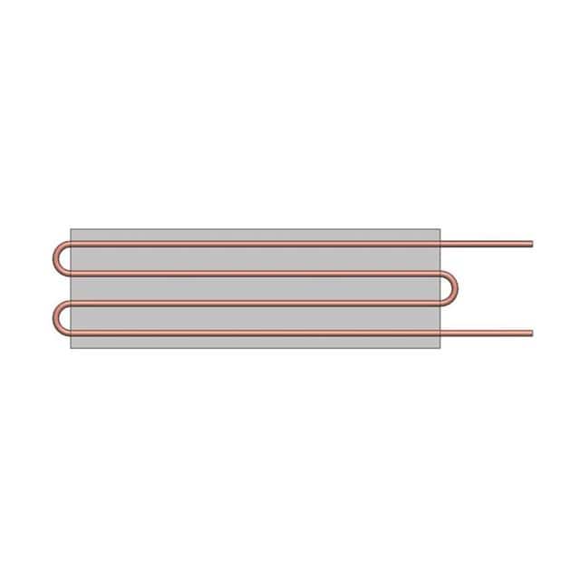 CS949-107-N-0A Liquid Cold plate two  bent  24"