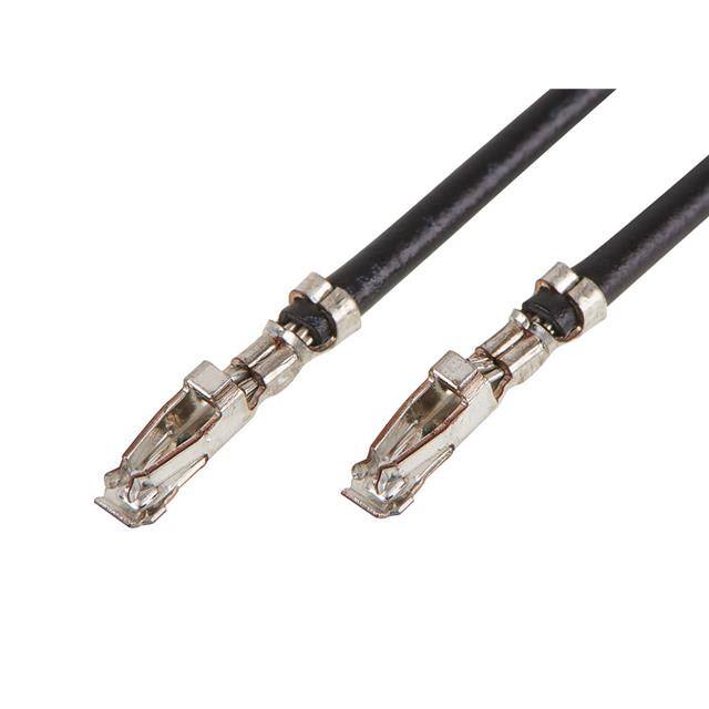 2175001123 PRE-CRIMP BK F-F 225MM 22AWG