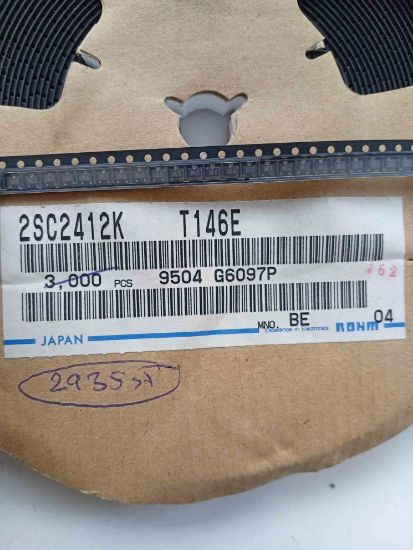 2SC2412KT146E The ROHM Semiconductor 2SC2412KT146E is a pre-biased bipolar junction transistor. It is RoHS3 Compliant and has an MSL of 1 Unlimited.