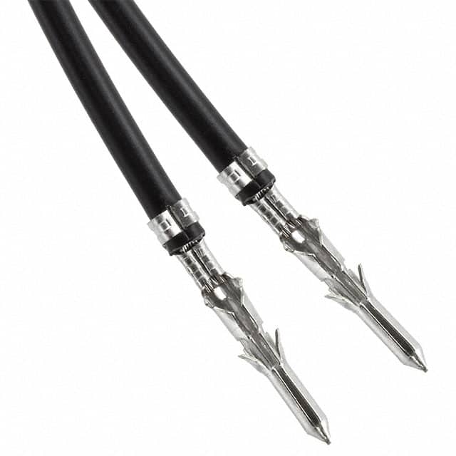 0797582026 LEAD PIN-PIN 22AWG BLK 11.8" TIN