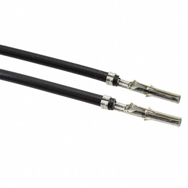 0797582027 LEAD SKT-SKT 22AWG BLK 5.91" TIN