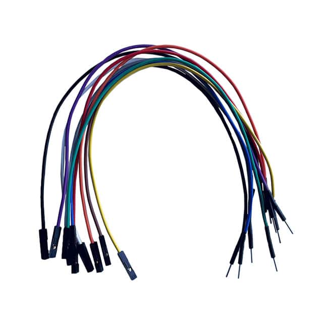 TW-MF-30C 10-PACK MULTI-COLOR JUMPER WIRES