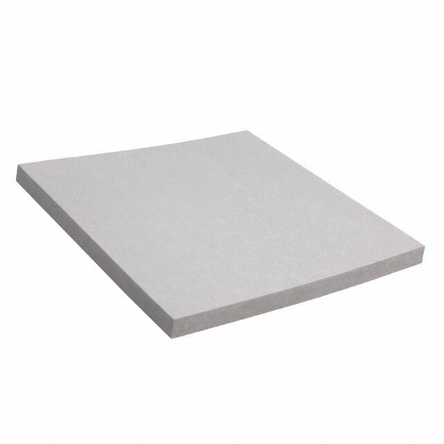 TG-AL375-150-150-10.0-1A THERM PAD 150MMX150MM W/ADH GRAY