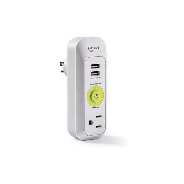 0-1302 Wall Tap Surge Protector, 1 Outl