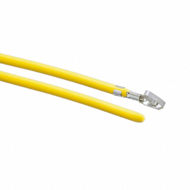 0008500113-12-Y4 12" PRE-CRIMP A2015 YELLOW