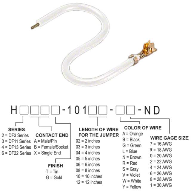 H5BXT-10105-W9 JUMPER-H2728TR/C2064W/X 5"