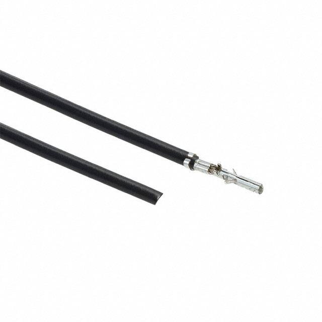 0039000038-06-B9 6" PRE-CRIMP A2064 BLACK