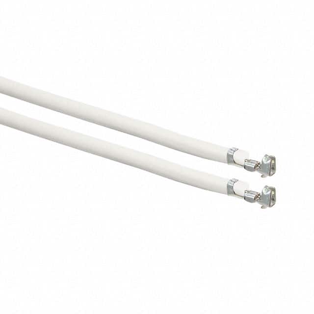 0500798000-12-W8-D 12" PRE-CRIMP 1852 WHITE