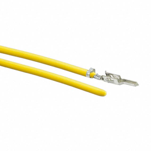 0039000040-04-Y9 4" PRE-CRIMP A2064 YELLOW