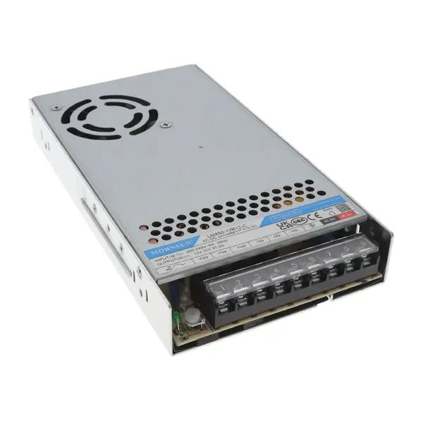 LM450-12B12-C The LM450-12B12-C is a 450W AC/DC converter from Morning Star Industrial with a 12V output. It features universal input and 85% efficiency.