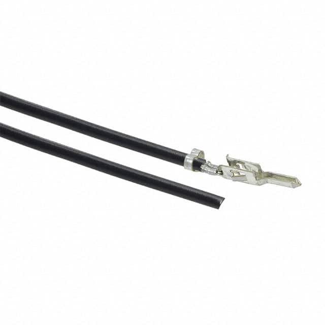 0039000040-08-B4 8" PRE-CRIMP A2015 BLACK