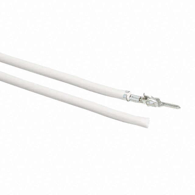 0430310001-08-W4 8" PRE-CRIMP A2015W WHITE