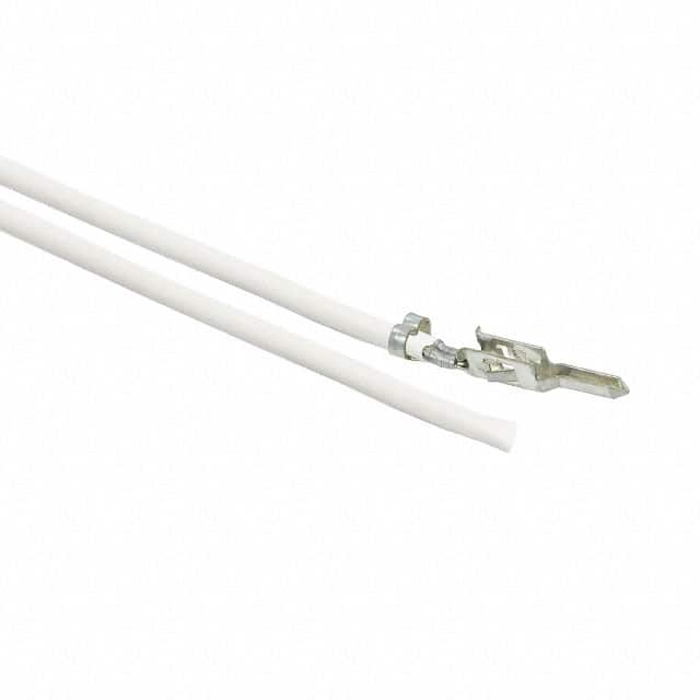 0039000040-04-W9 4" PRE-CRIMP A2064 WHITE