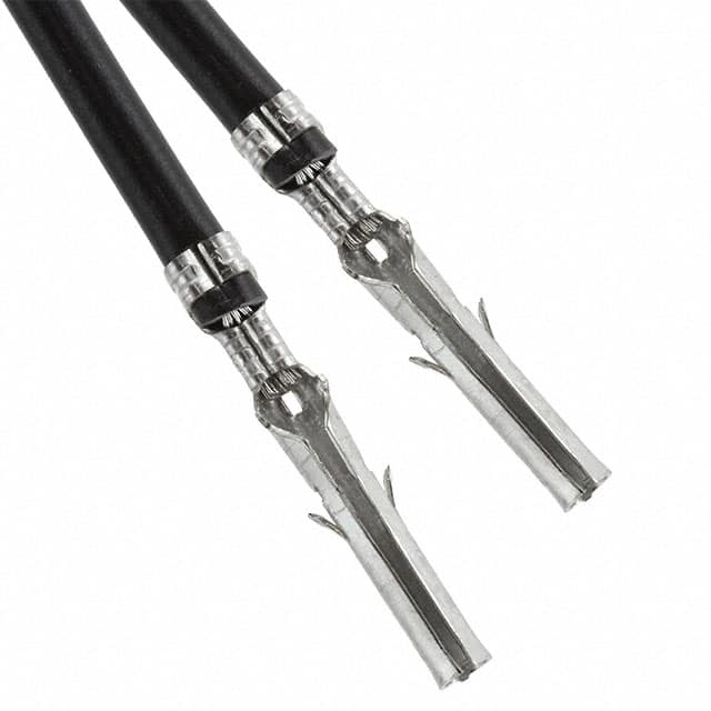 0797582028 LEAD SKT-SKT 22AWG BLK 11.8" TIN