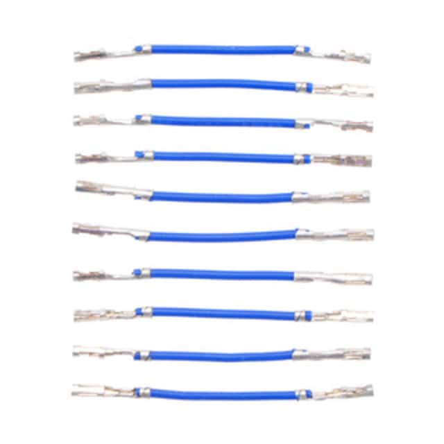 3906 JUMPER WIRE 10PK F-F 1" BLUE
