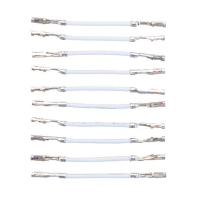 3909 JUMPER WIRE 10PK F-F 1" WHITE