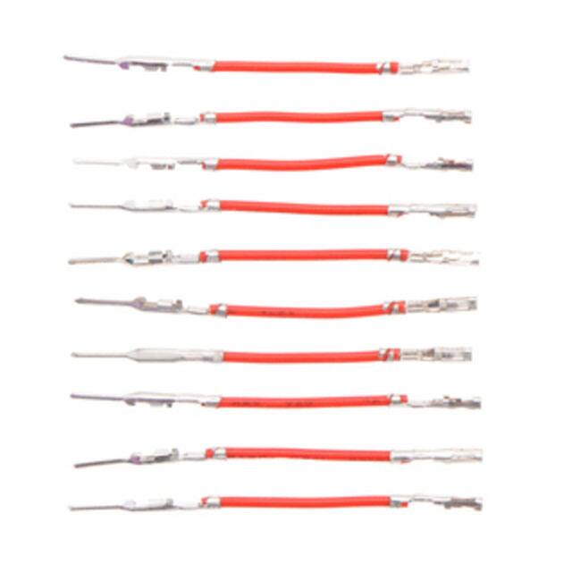 3912 JUMPER WIRE 10PK M-F 1" RED