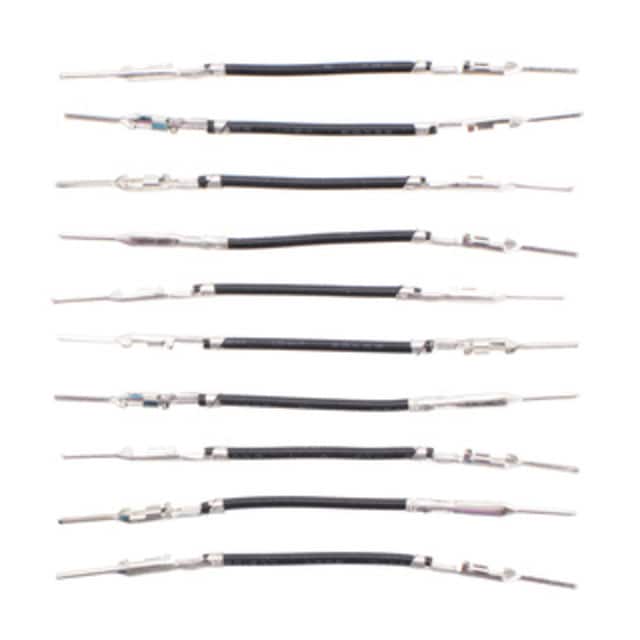 3920 JUMPER WIRE 10PK M-M 1" BLACK