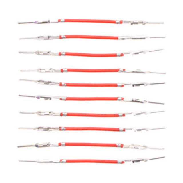 3922 JUMPER WIRE 10PK M-M 1" RED