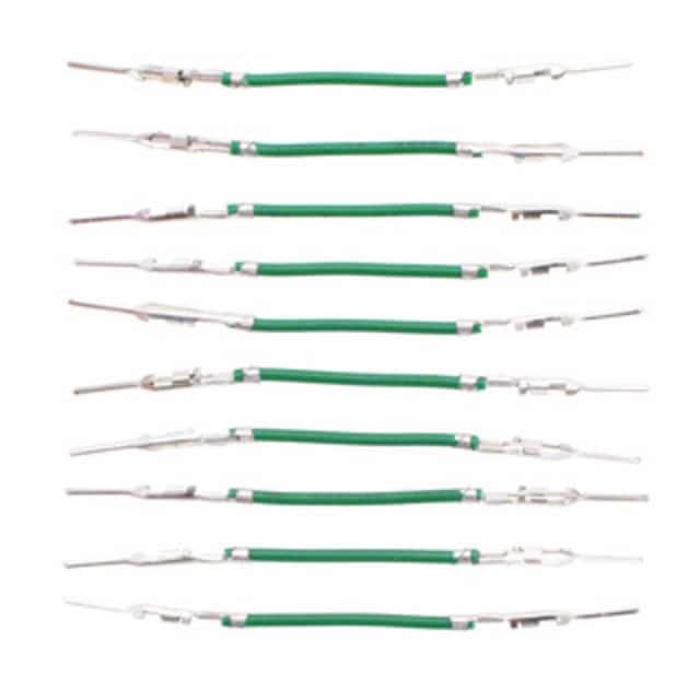 3925 JUMPER WIRE 10PK M-M 1" GREEN