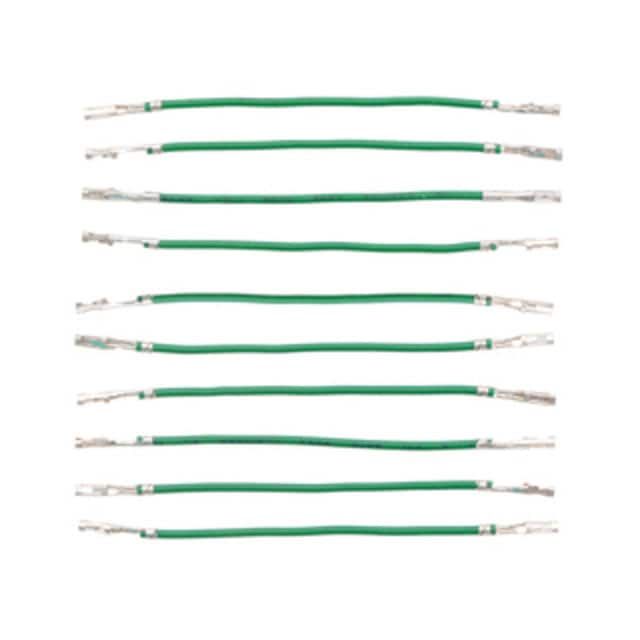 3935 JUMPER WIRE 10PK F-F 2" GREEN