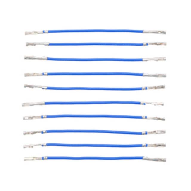 3936 JUMPER WIRE 10PK F-F 2" BLUE