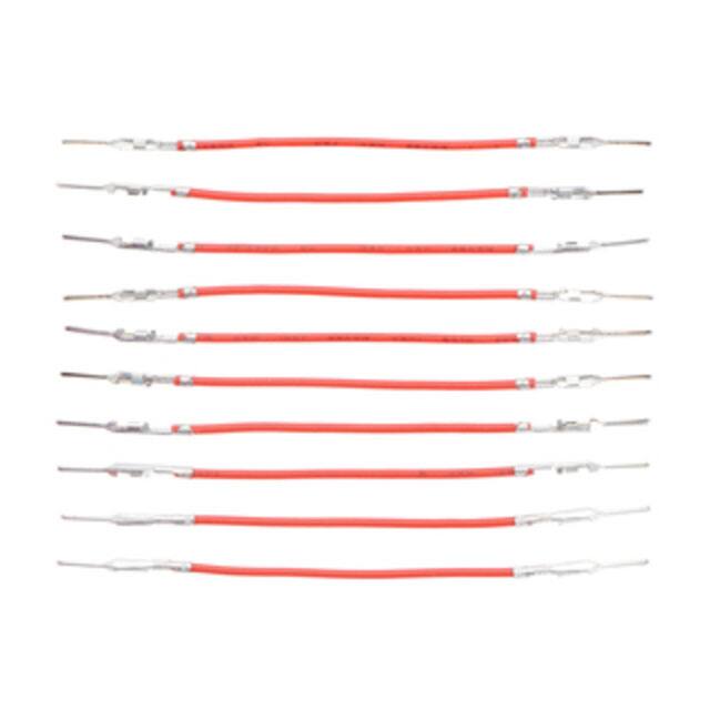 3952 JUMPER WIRE 10PK M-M 2" RED