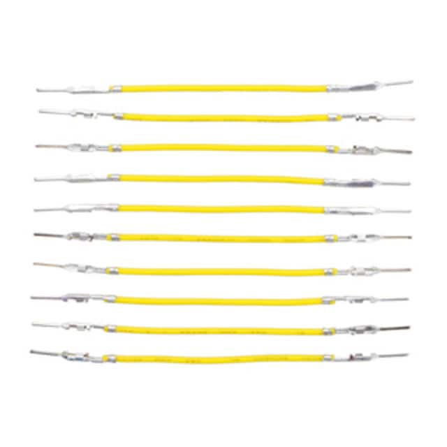 3954 JUMPER WIRE 10PK M-M 2" YELLOW