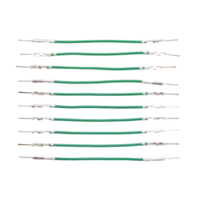 3955 JUMPER WIRE 10PK M-M 2" GREEN