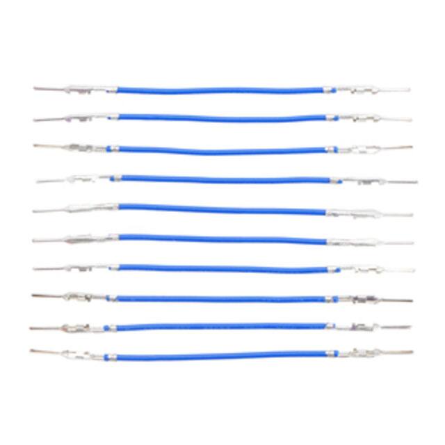 3956 JUMPER WIRE 10PK M-M 2" BLUE