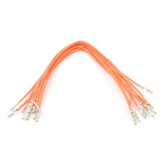 1813 JUMPER WIRE 10PK F-F 6" ORANGE