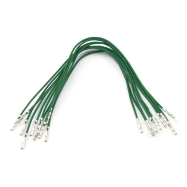 1815 JUMPER WIRE 10PK F-F 6" GREEN