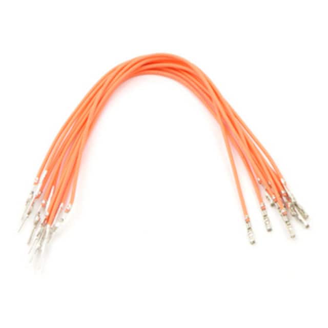 1823 JUMPER WIRE 10PK M-F 6" ORANGE