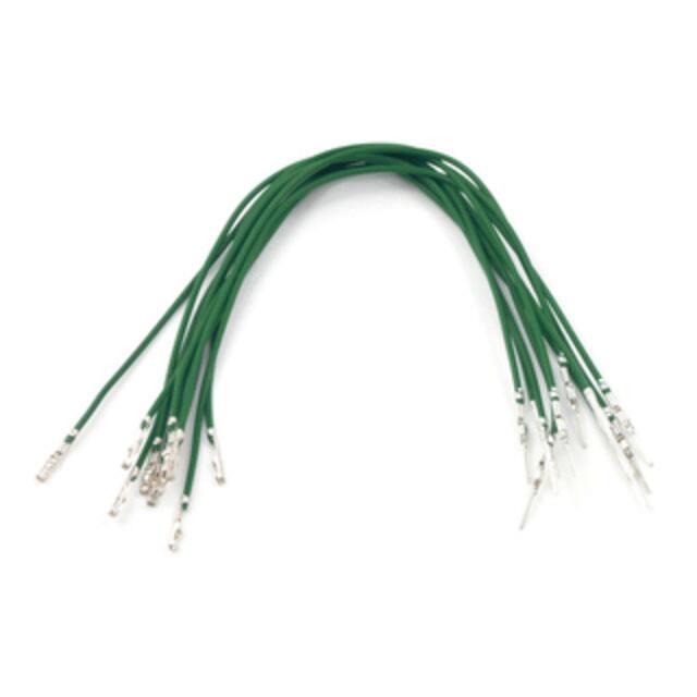 1825 JUMPER WIRE 10PK M-F 6" GREEN