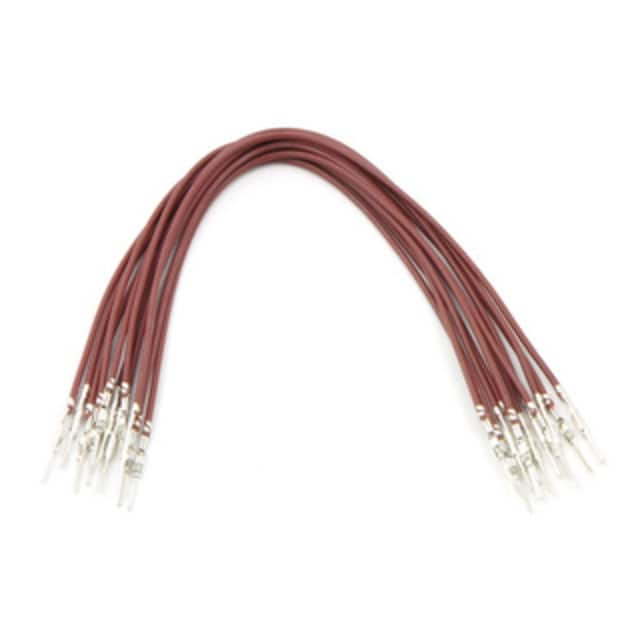 1831 JUMPER WIRE 10PK M-M 6" BROWN
