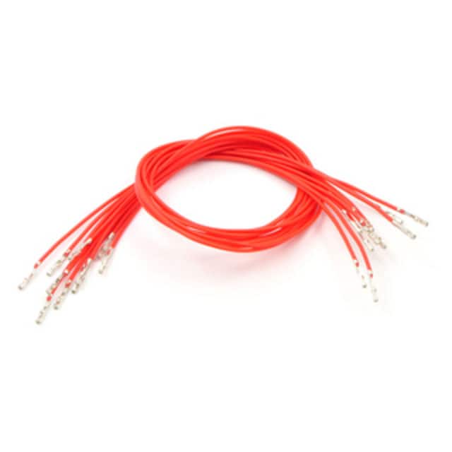 1842 JUMPER WIRE 10PK F-F 12" RED