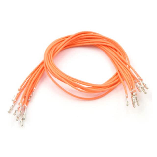 1843 JUMPER WIRE 10PK F-F 12" ORANGE