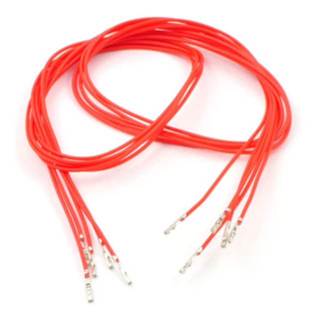 1872 JUMPER WIRE 5PK F-F 24" RED