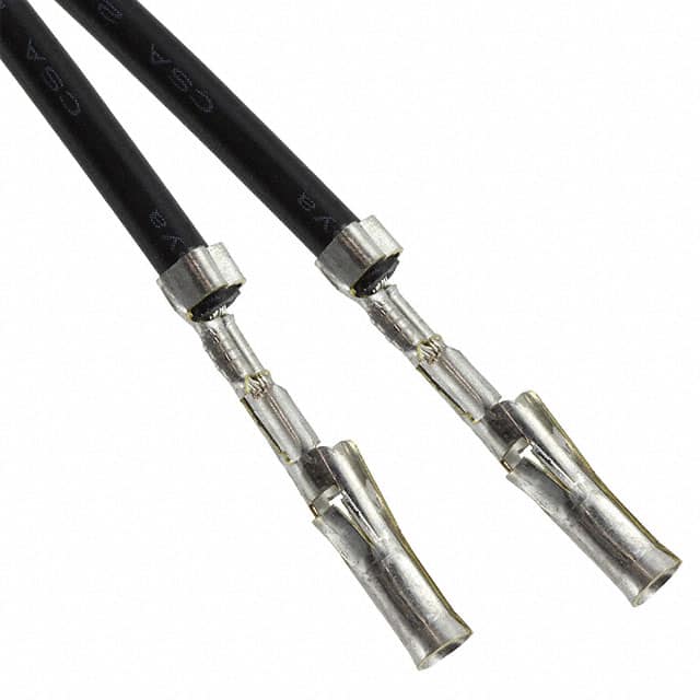0797582036 LEAD PIN-PIN 18AWG BLK 11.8" TIN