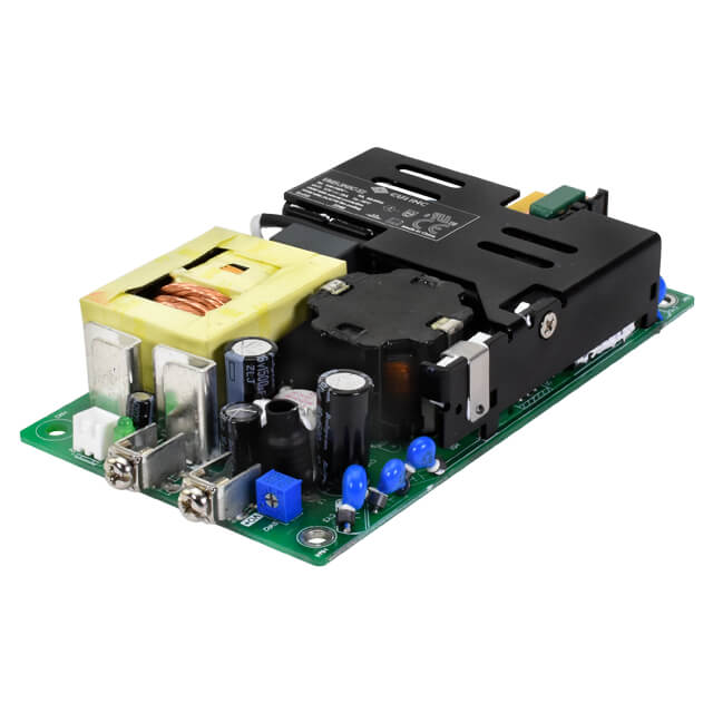 VMS-350C-24 The CUI Inc. VMS-350C-24 is a 350W open frame AC/DC converter with a 24V output. It features universal input and 93% efficiency.