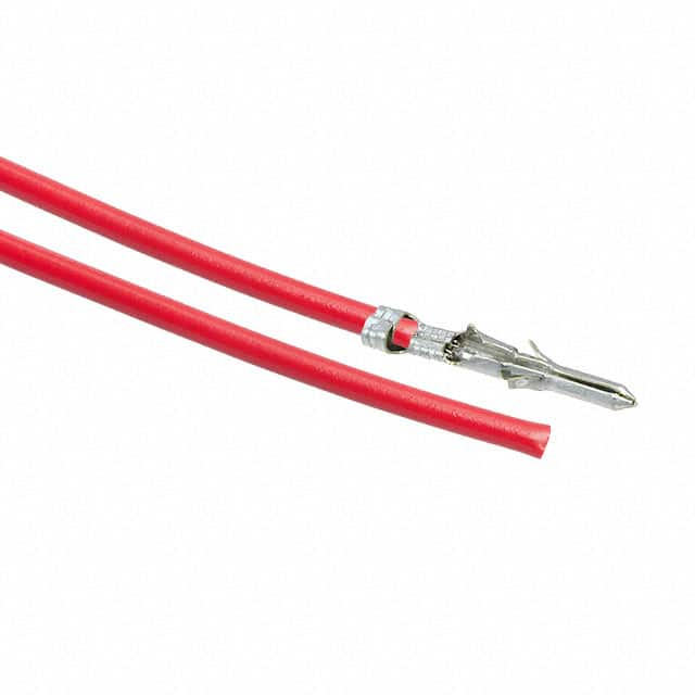 0002062101-08-R4 8" PRE-CRIMP A3070 RED