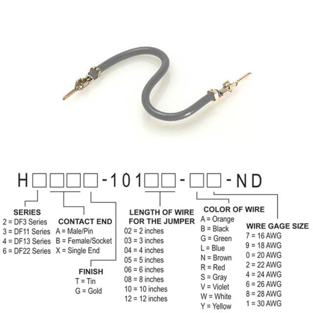 H2AAT-10103-S6 JUMPER-H1502TR/A3049S/H1502TR 3"