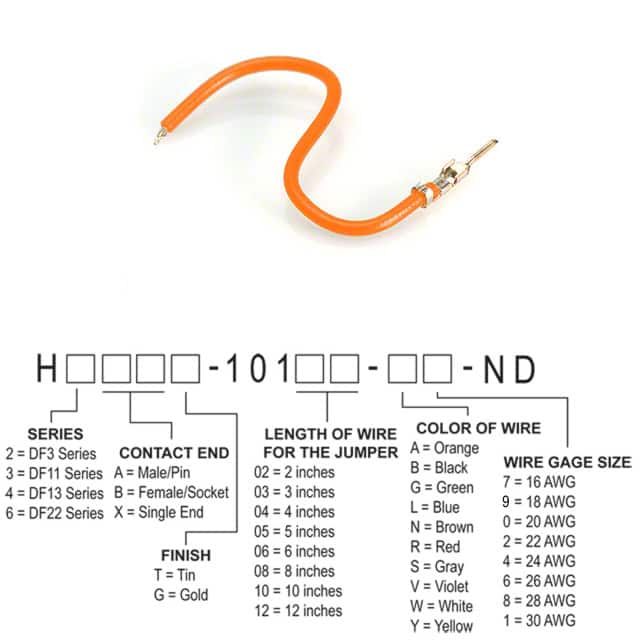 H2AXT-10103-A8 JUMPER-H1502TR/A3048A/X 3"